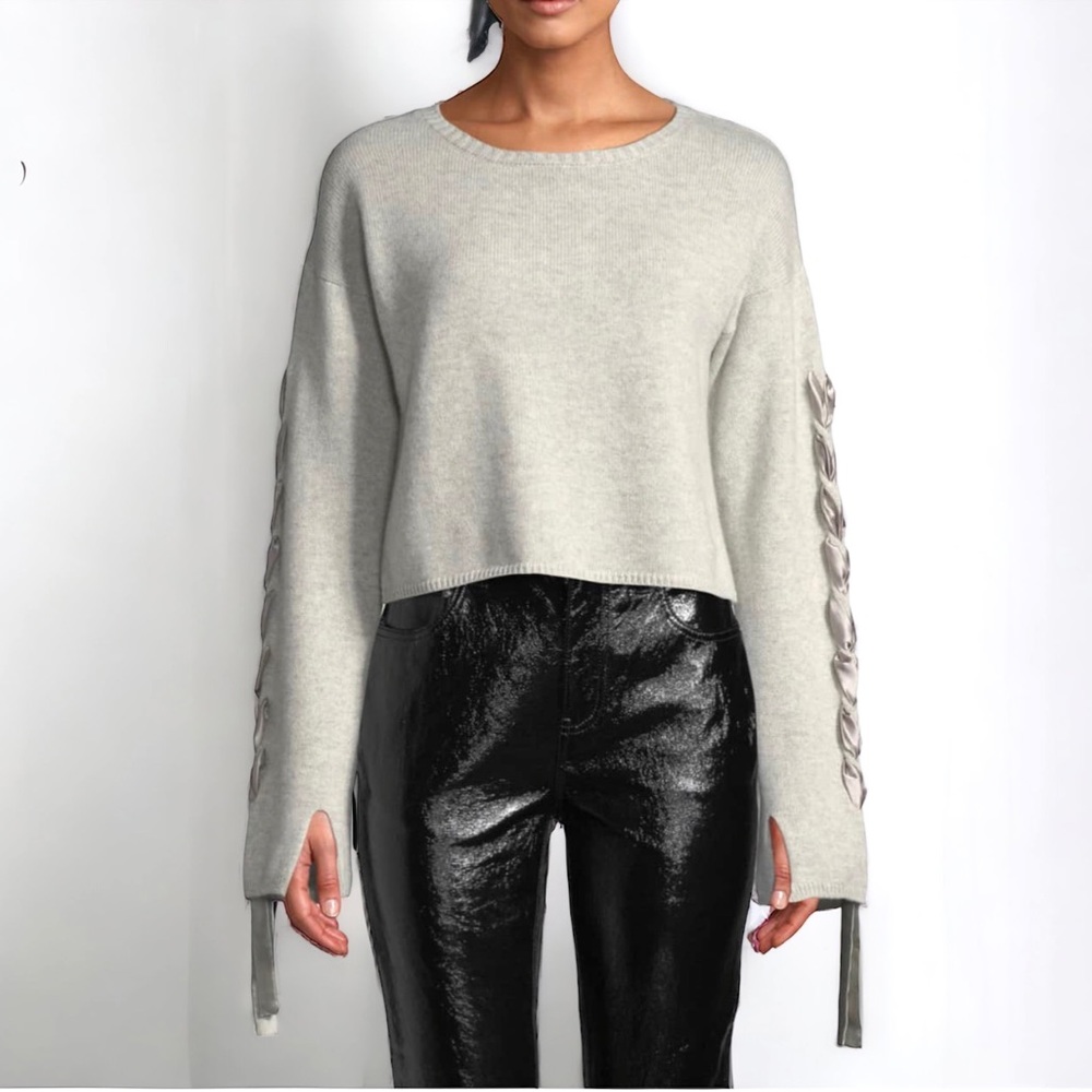 Sablyn cropped cashmere sweater
